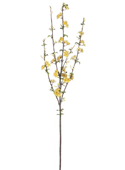 Almond Flowering Branch - Artificial floral - tall artificial yellow flowering branches